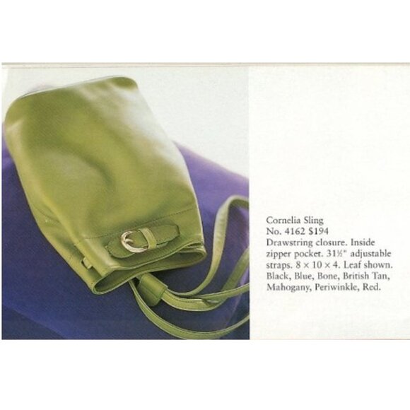 Coach Vintage - Cornelia Sling Backpack 4162 in Red - USA 1990s, EUC! - Picture 4 of 12